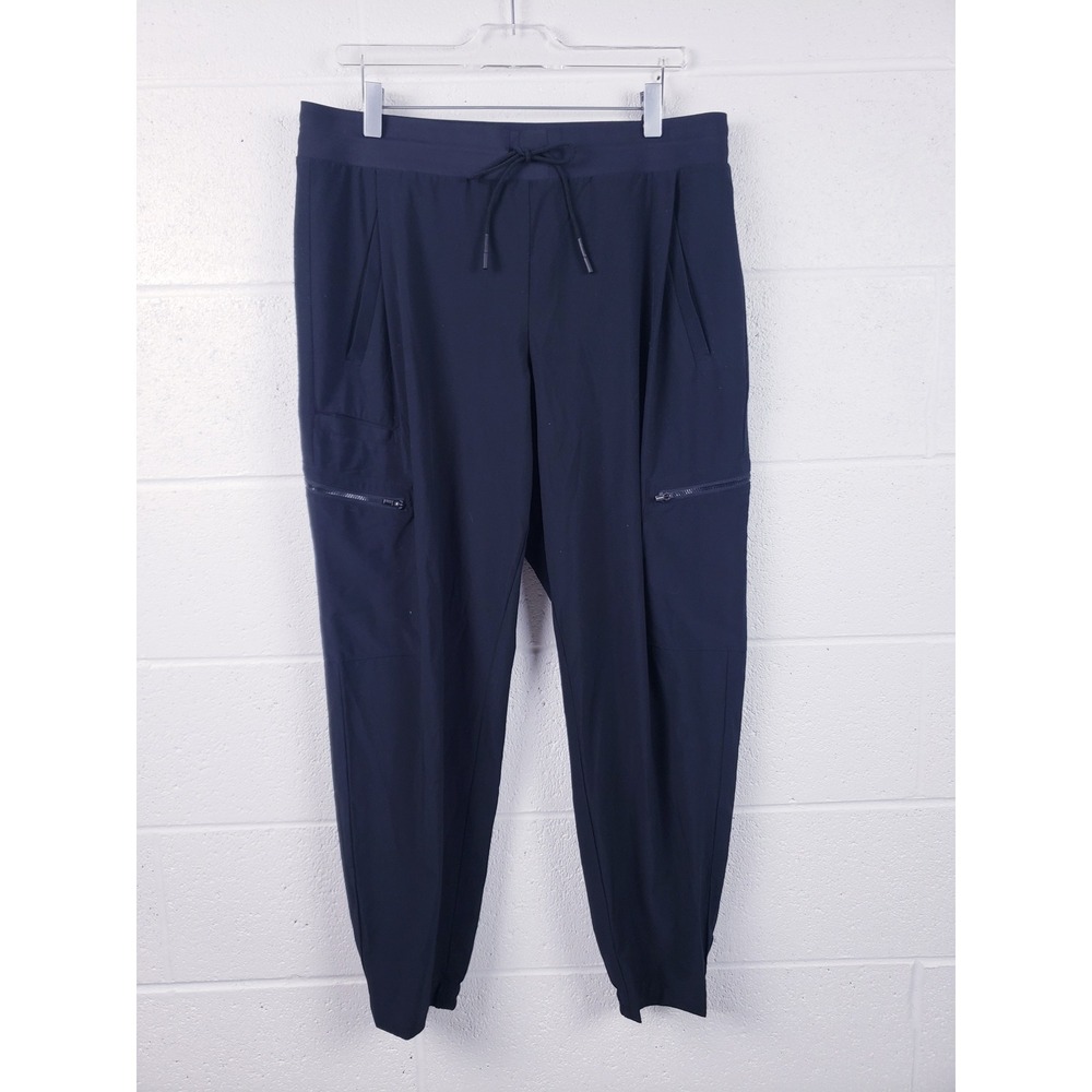 ATHLETA Size 12 VENTURE PANTS Go Far Travel‎ Athleisure Hiking Black